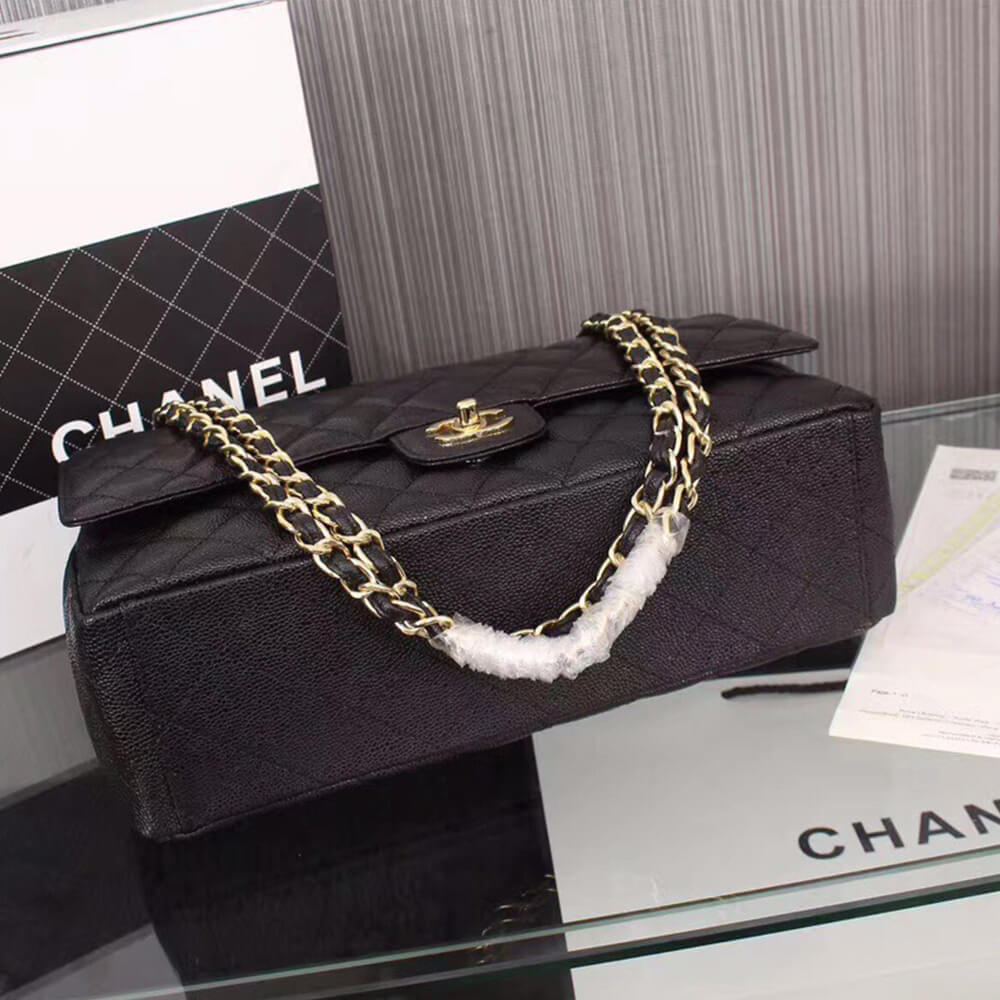 CHANEL Classic Maxi Handbag - Image 8