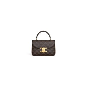 Celine Teen Nino Bag In Triomphe Canvas