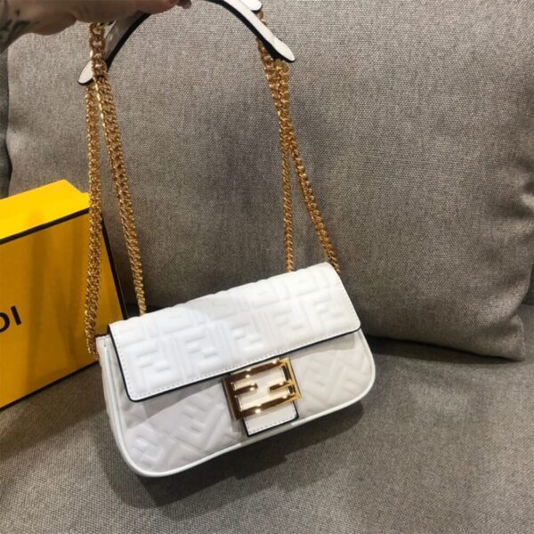 Fendi Baguette Chain MIdi Bag - Image 3