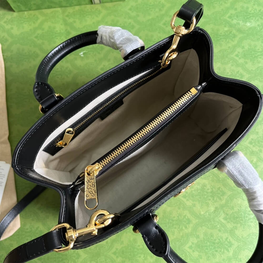 Gucci Matelasse Top Handle Bag - Image 8