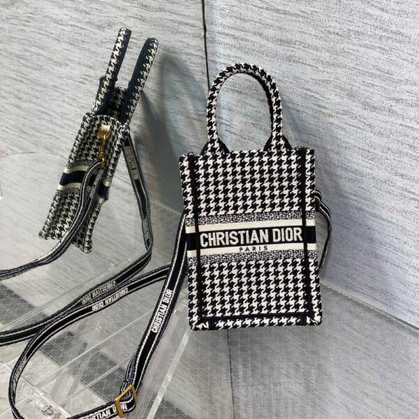 Dior Mini Book Tote Phone Bag - Image 4