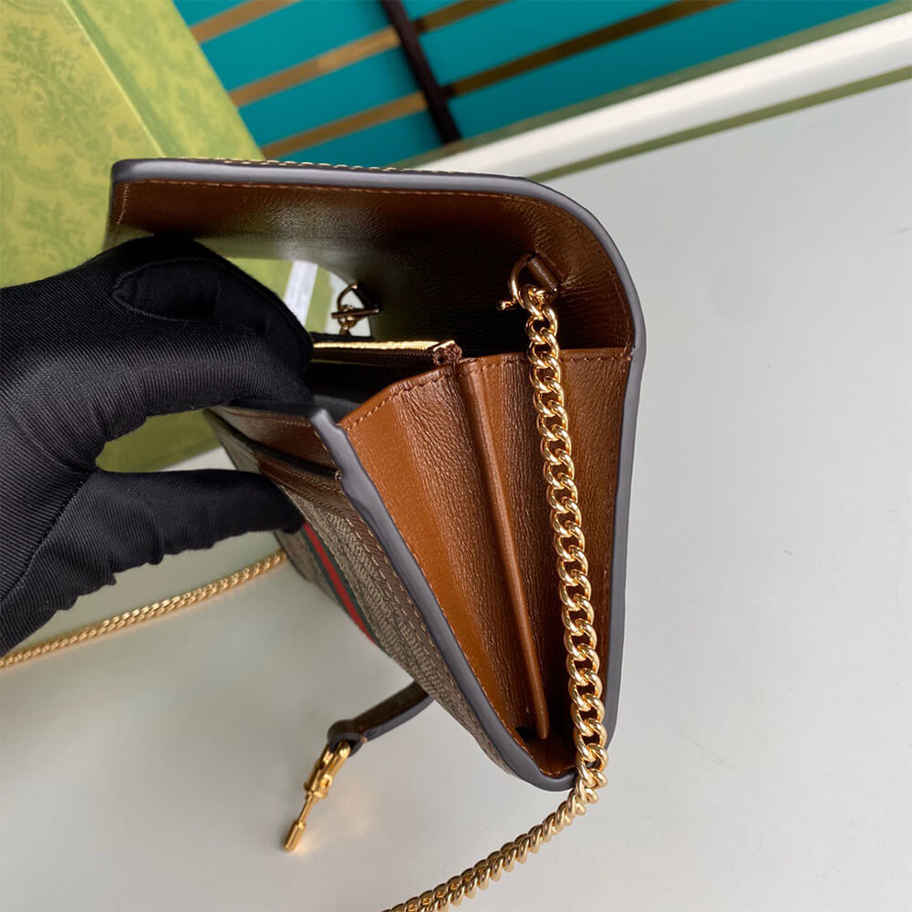 Gucci Jackie 1961 Chain Wallet - Image 9