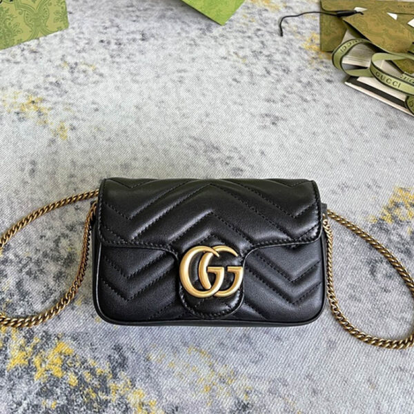 Gucci Marmont Matelasse Leather Super Mini Bag - Image 2