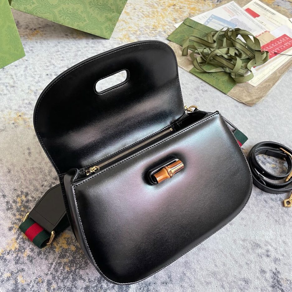 Gucci Bamboo 1947 Jumbo Small Top Handle Bag - Image 5