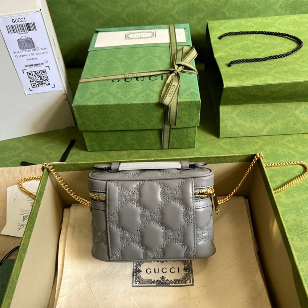 Gucci Matelasse Top Handle Bag - Image 3