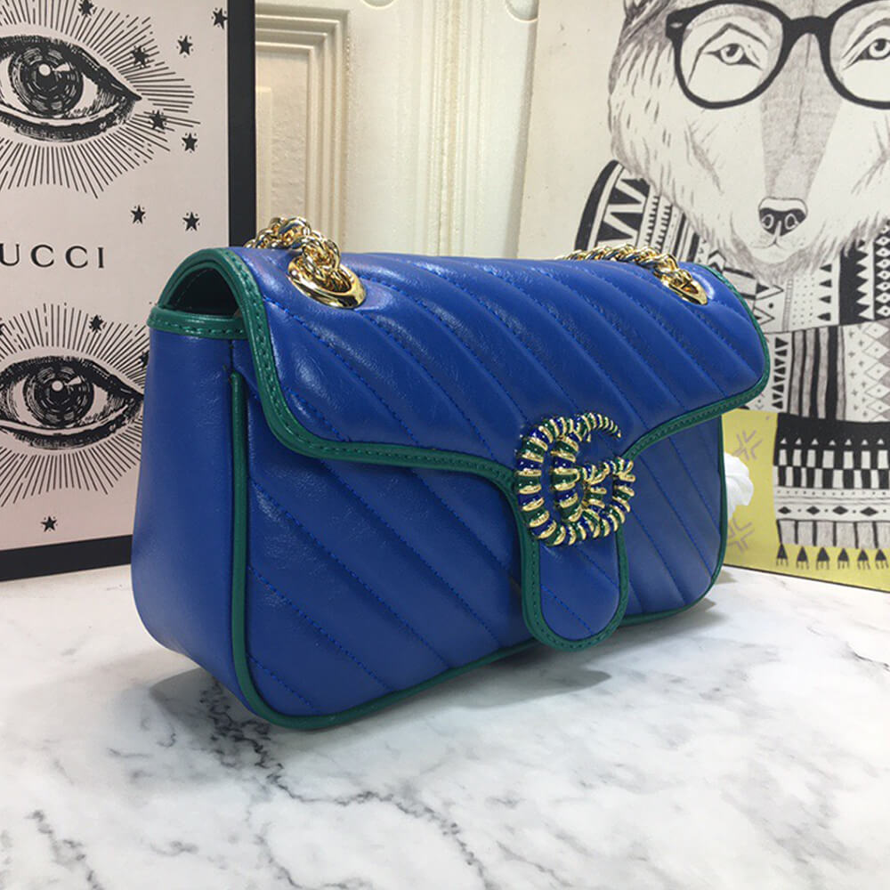 Gucci Marmont Matelasse Shoulder Bag - Image 3