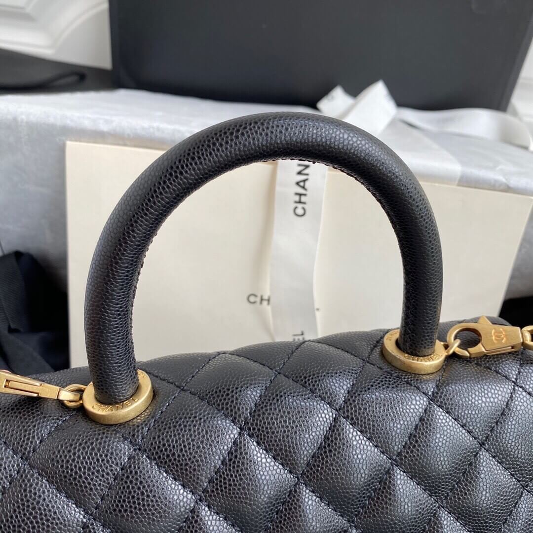CHANEL Coco Handle Bag Small - Image 8