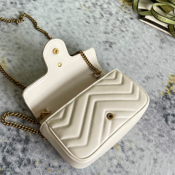 Gucci Marmont Matelasse Leather Super Mini Bag - Image 6