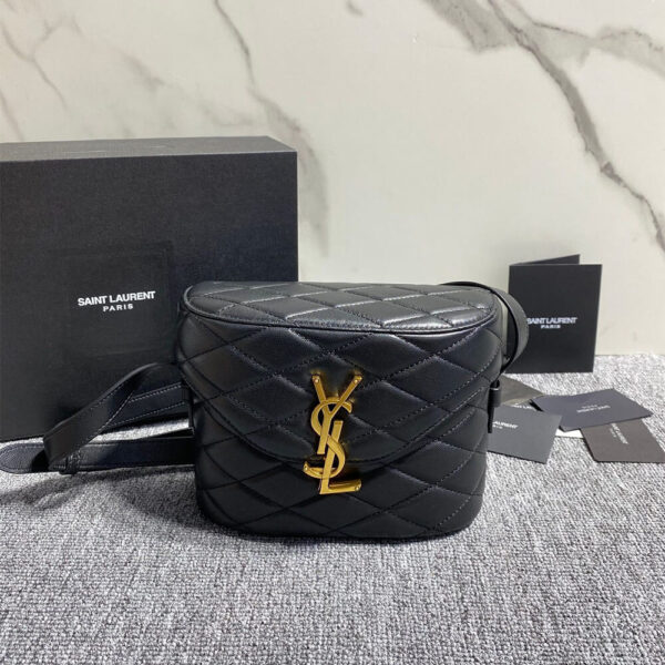 YSL June Box Bag In Quilted Lambskin Bag - Image 2