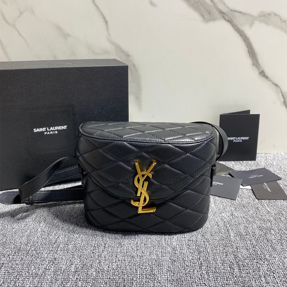 YSL June Box Bag In Quilted Lambskin Bag - Image 2