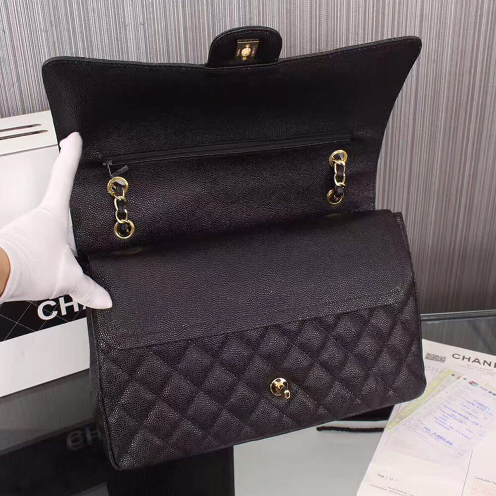 CHANEL Classic Maxi Handbag - Image 5