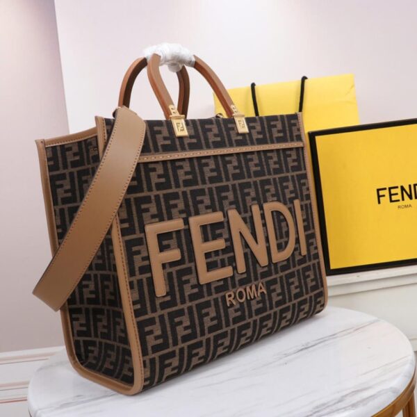 Fendi Medium Sunshine Tote Bag - Image 3