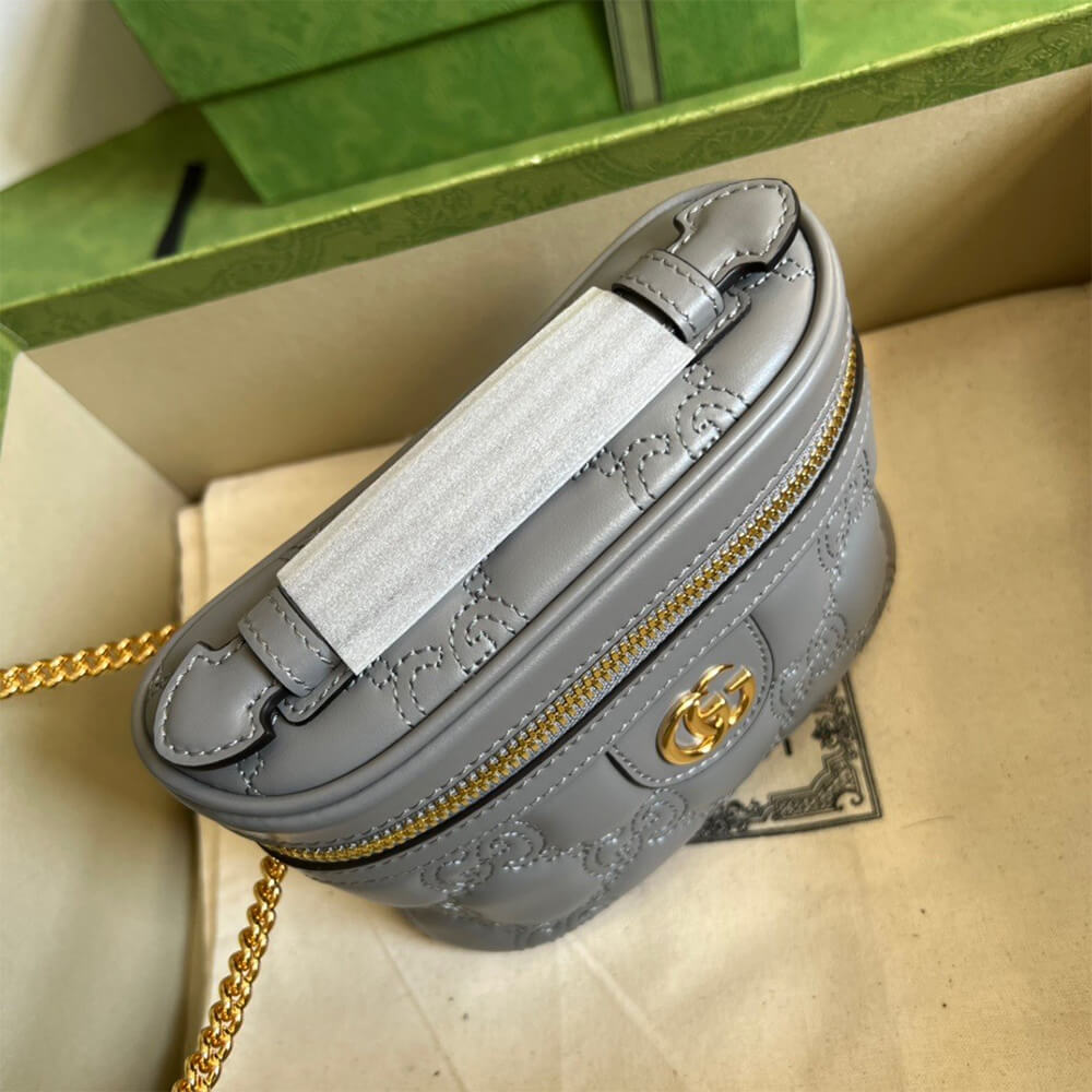 Gucci Matelasse Top Handle Bag - Image 5