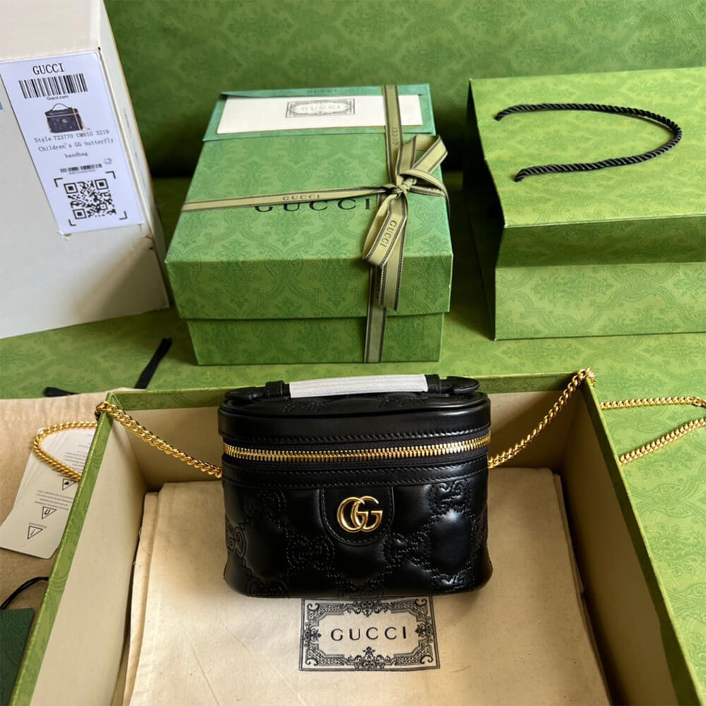 Gucci Matelasse Top Handle Bag - Image 2