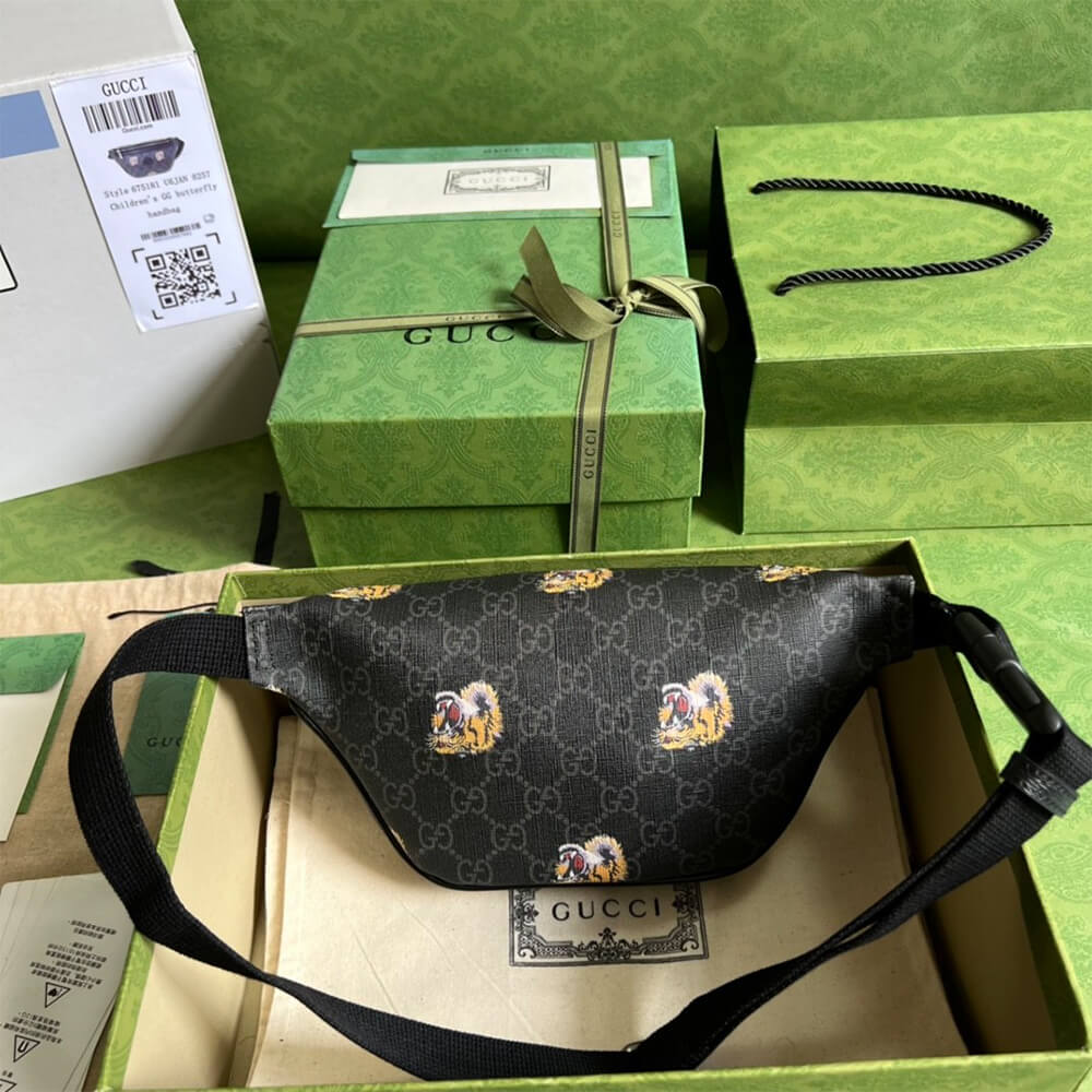 Gucci Belt Bag With Figer Print - Image 3
