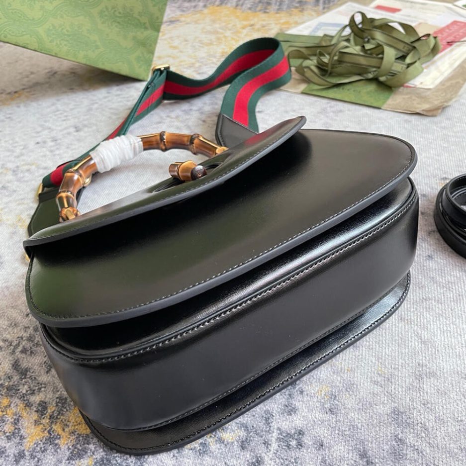 Gucci Bamboo 1947 Jumbo Small Top Handle Bag - Image 4