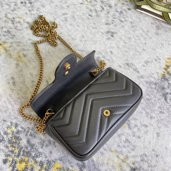 Gucci Marmont Matelasse Leather Super Mini Bag - Image 6