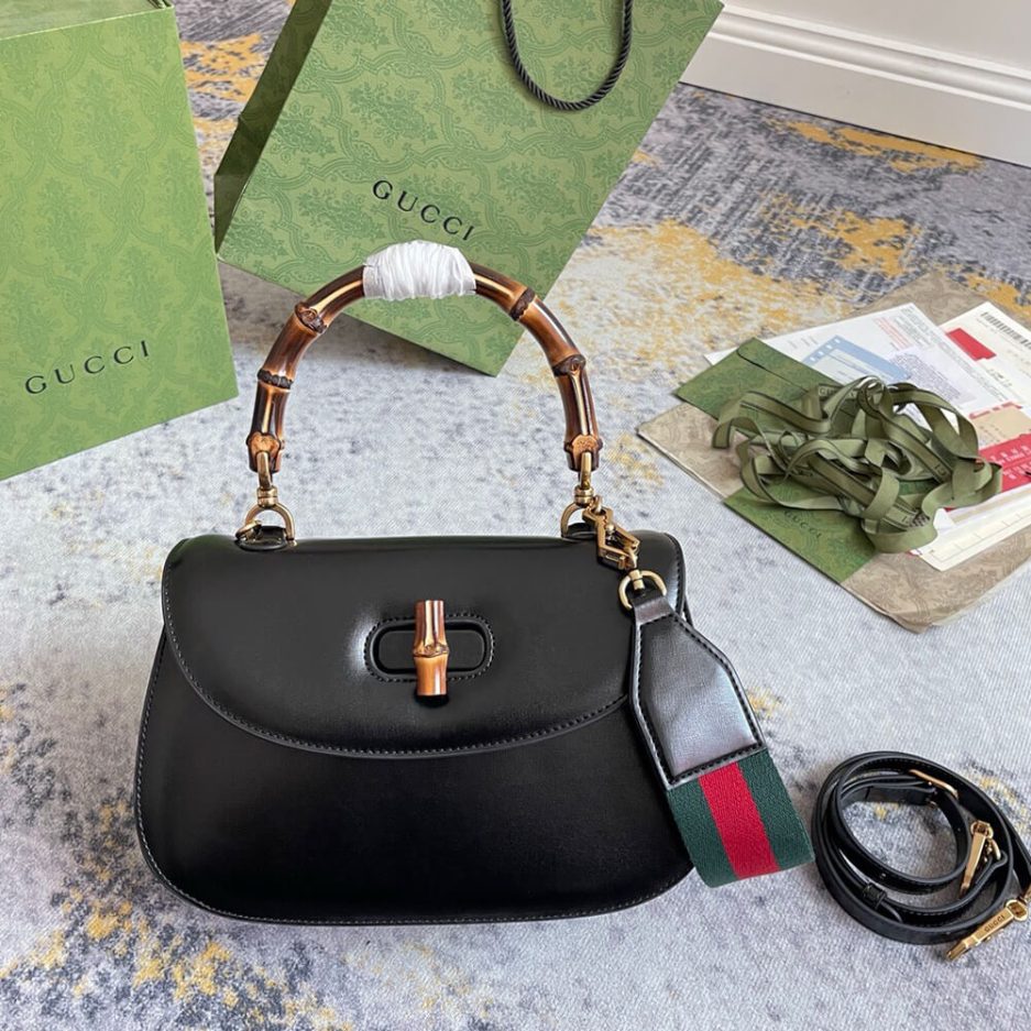 Gucci Bamboo 1947 Jumbo Small Top Handle Bag - Image 2