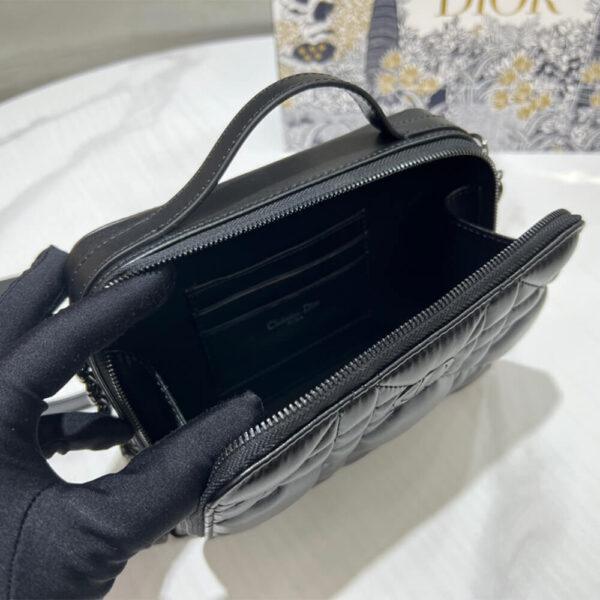 Dior Caro Box Bag With Chain - Image 5