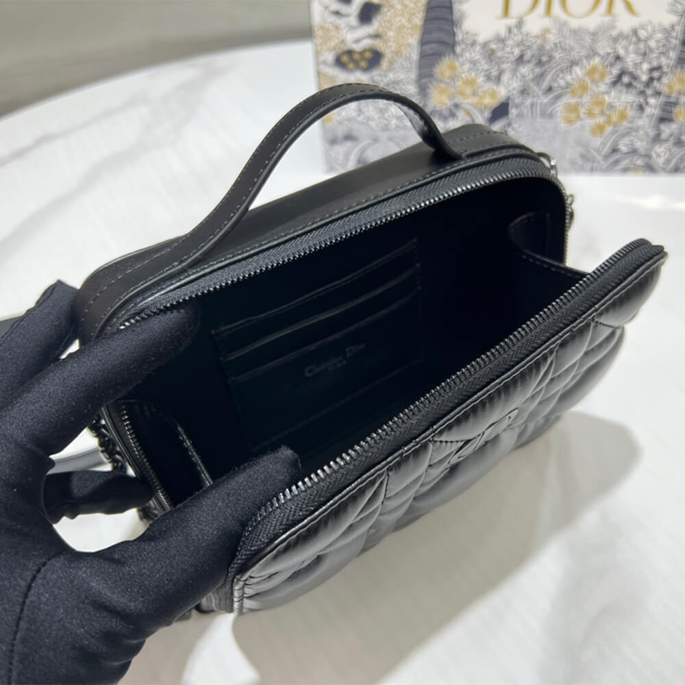 Dior Caro Box Bag With Chain - Image 5