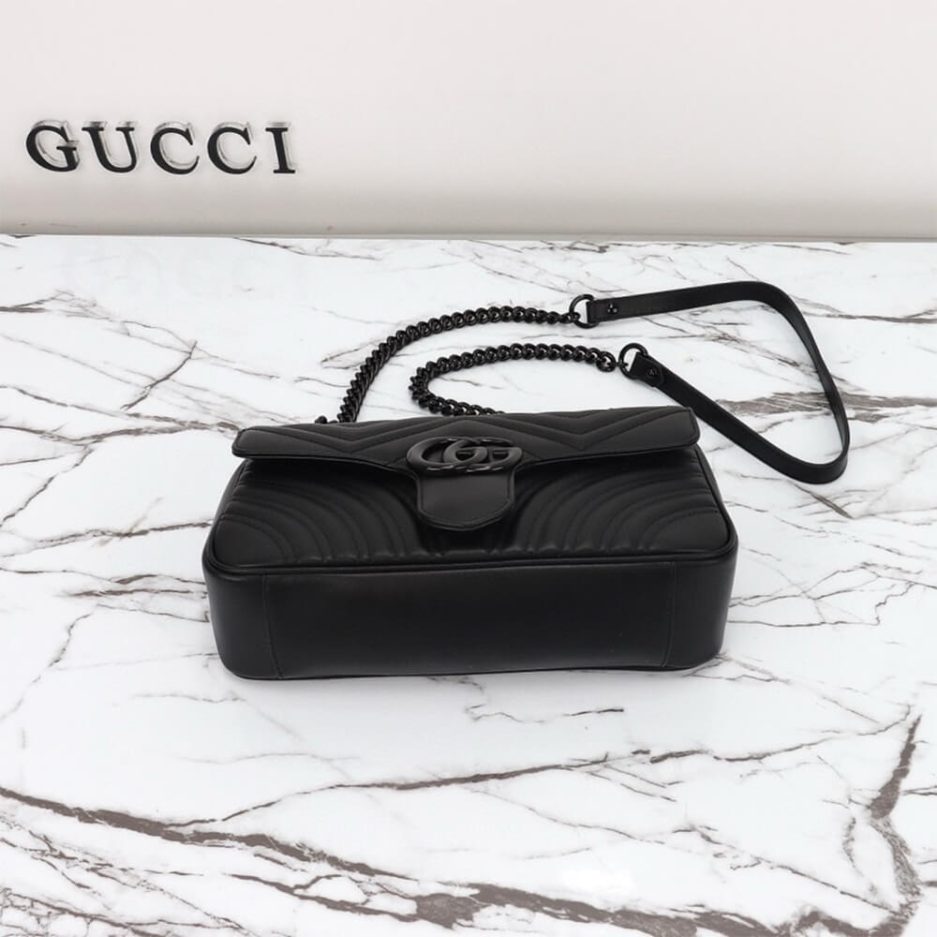 Gucci Marmont Small Matelasse Shoulder Bag - Image 3