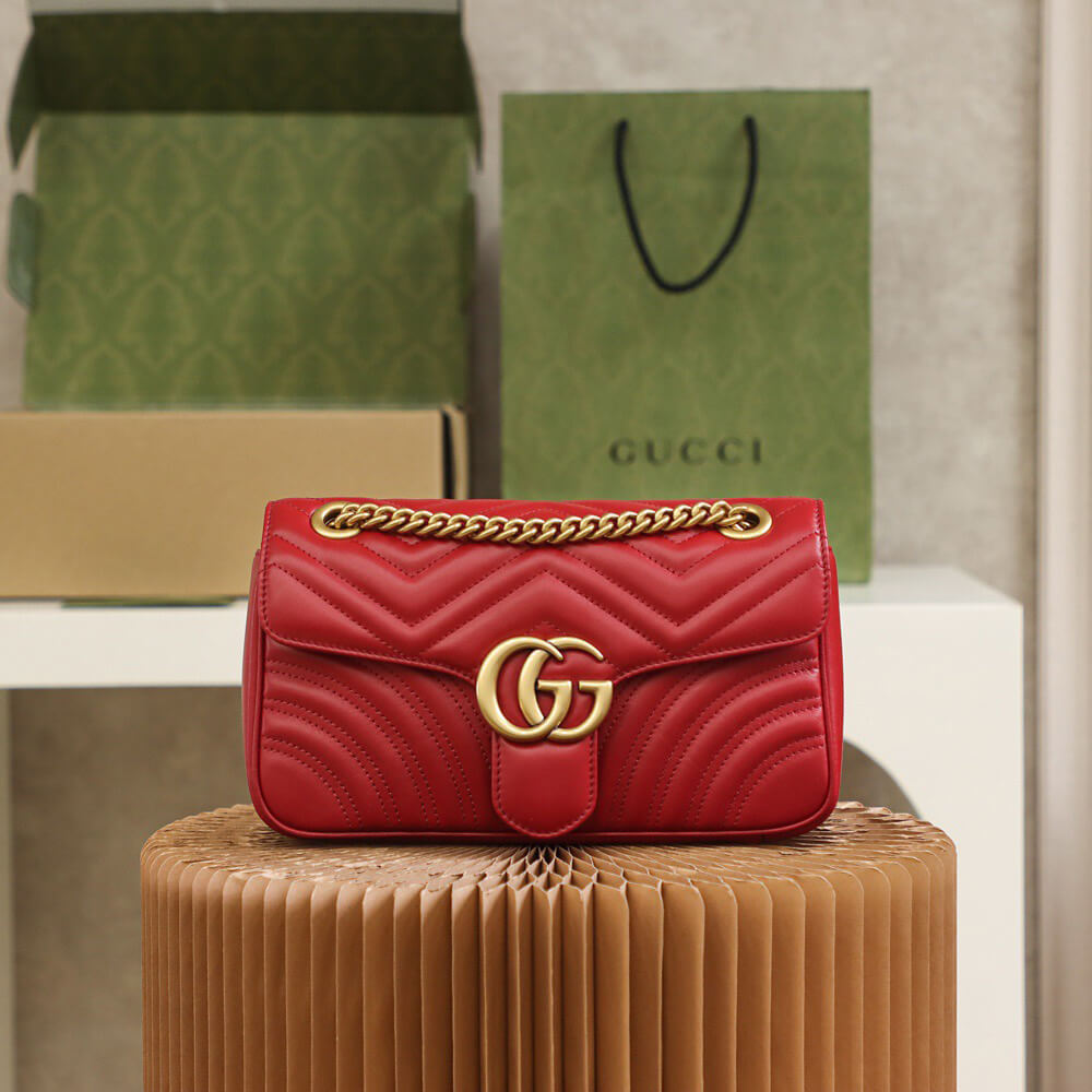Gucci Marmont Matelasse Shoulder Bag - Image 2