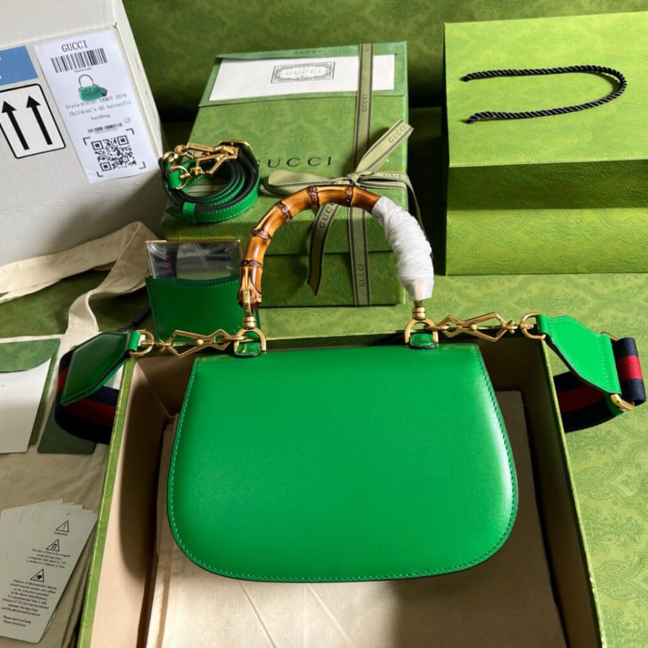 Gucci Bamboo 1947 Jumbo Small Top Handle Bag - Image 3