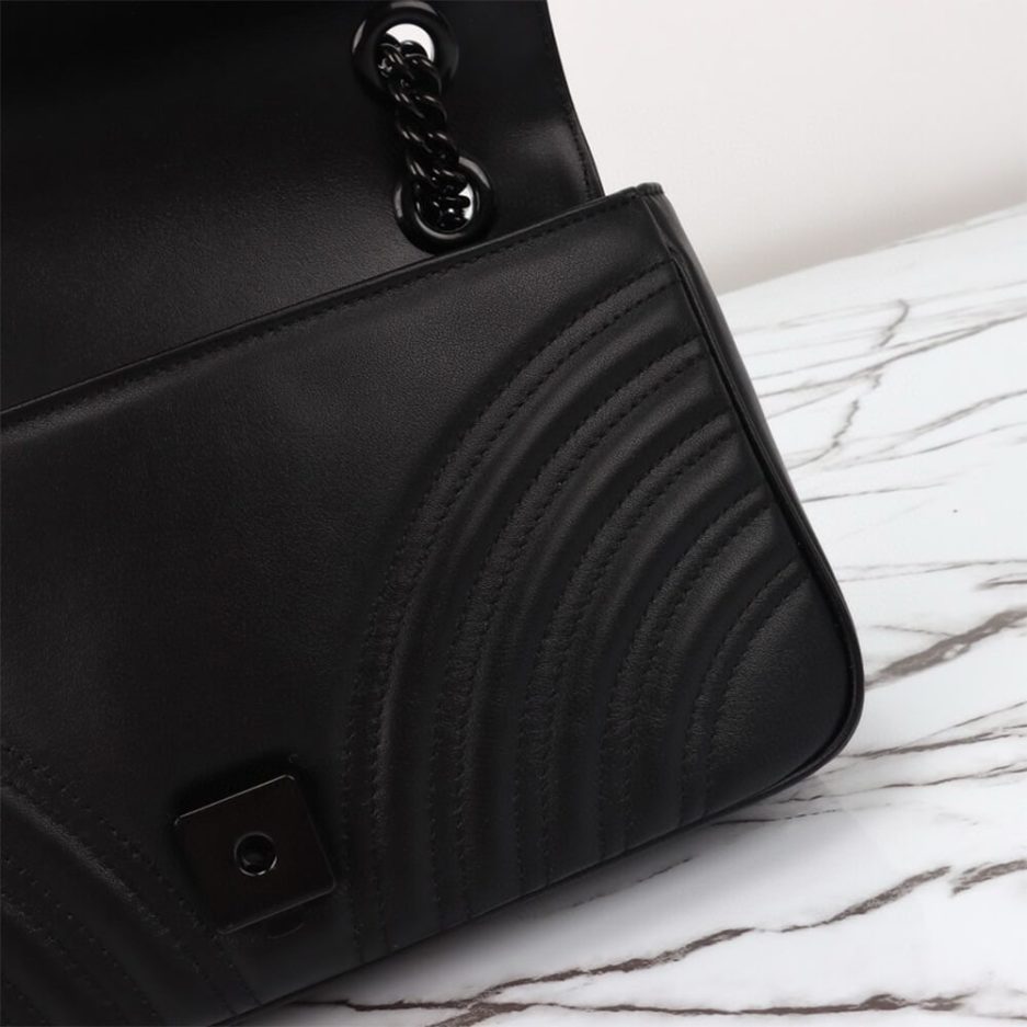 Gucci Marmont Small Matelasse Shoulder Bag - Image 6