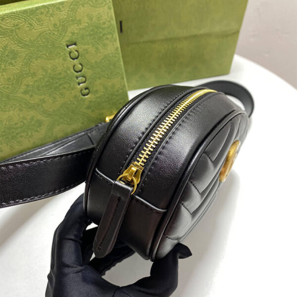 Gucci Marmont Quilted Leather Belt Bag - Image 7