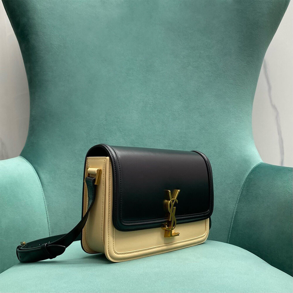 YSL Solferino Medium Satchel In Box Saint Laurent Leather Bag - Image 3
