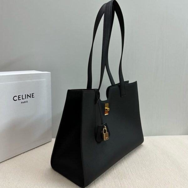 Celine Cabas 16 In Supple Grained  Calfskin - Image 3