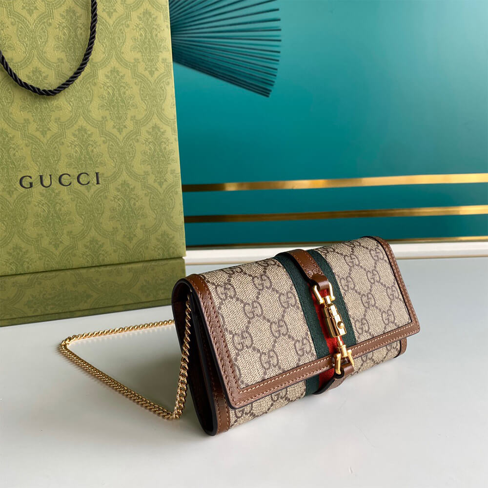 Gucci Jackie 1961 Chain Wallet - Image 2