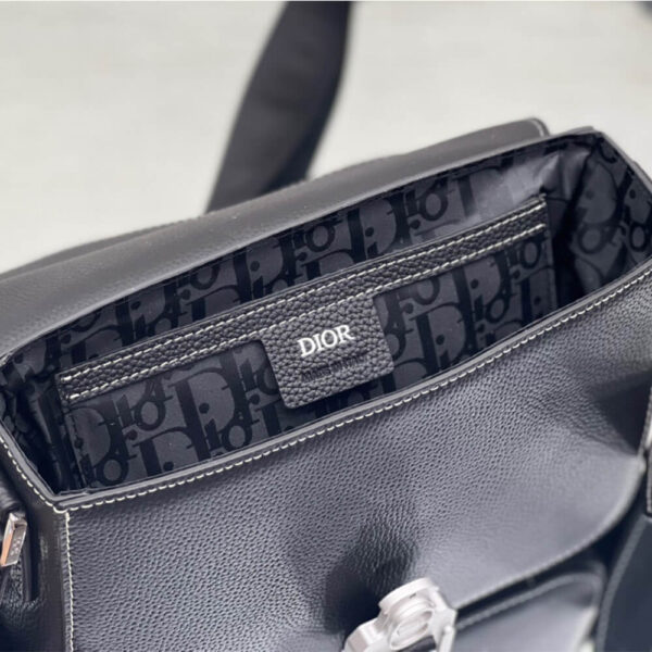 Dior Mini Saddle Bag With Strap - Image 7