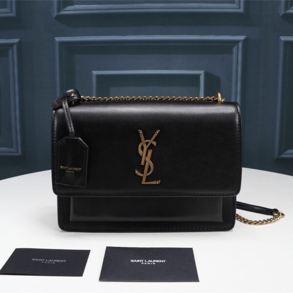 YSL Sunset Medium Chain Bag In Smooth Leather Bag - Image 2