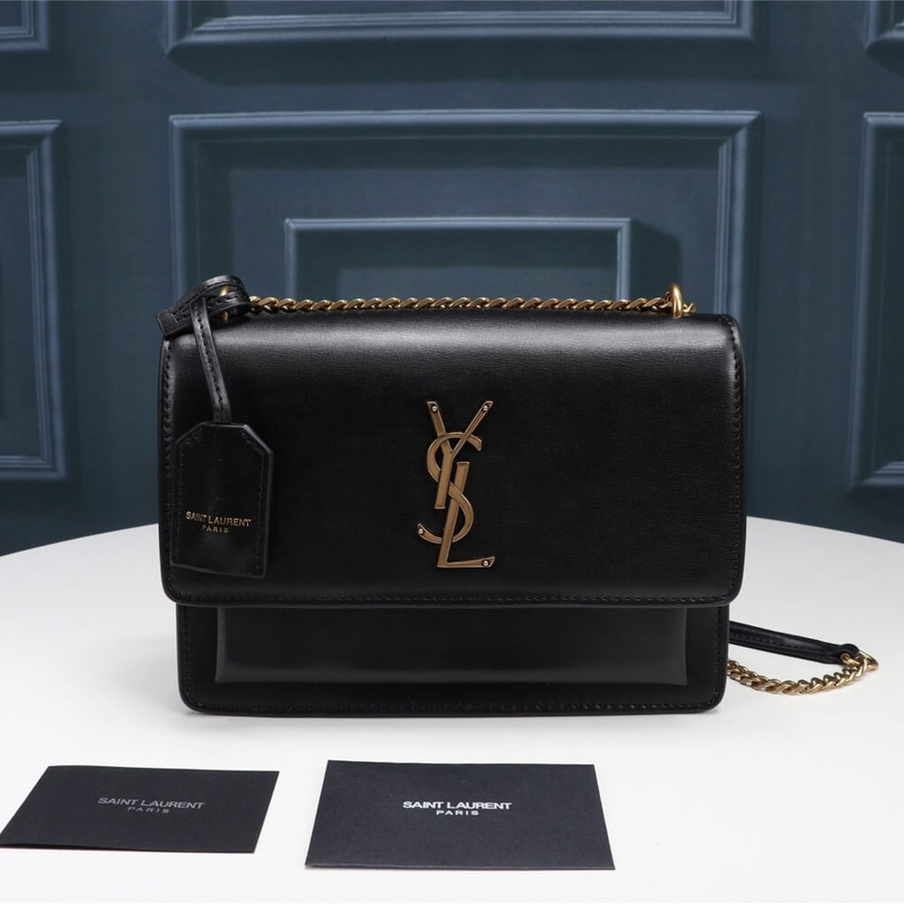 YSL Sunset Medium Chain Bag In Smooth Leather Bag - Image 2