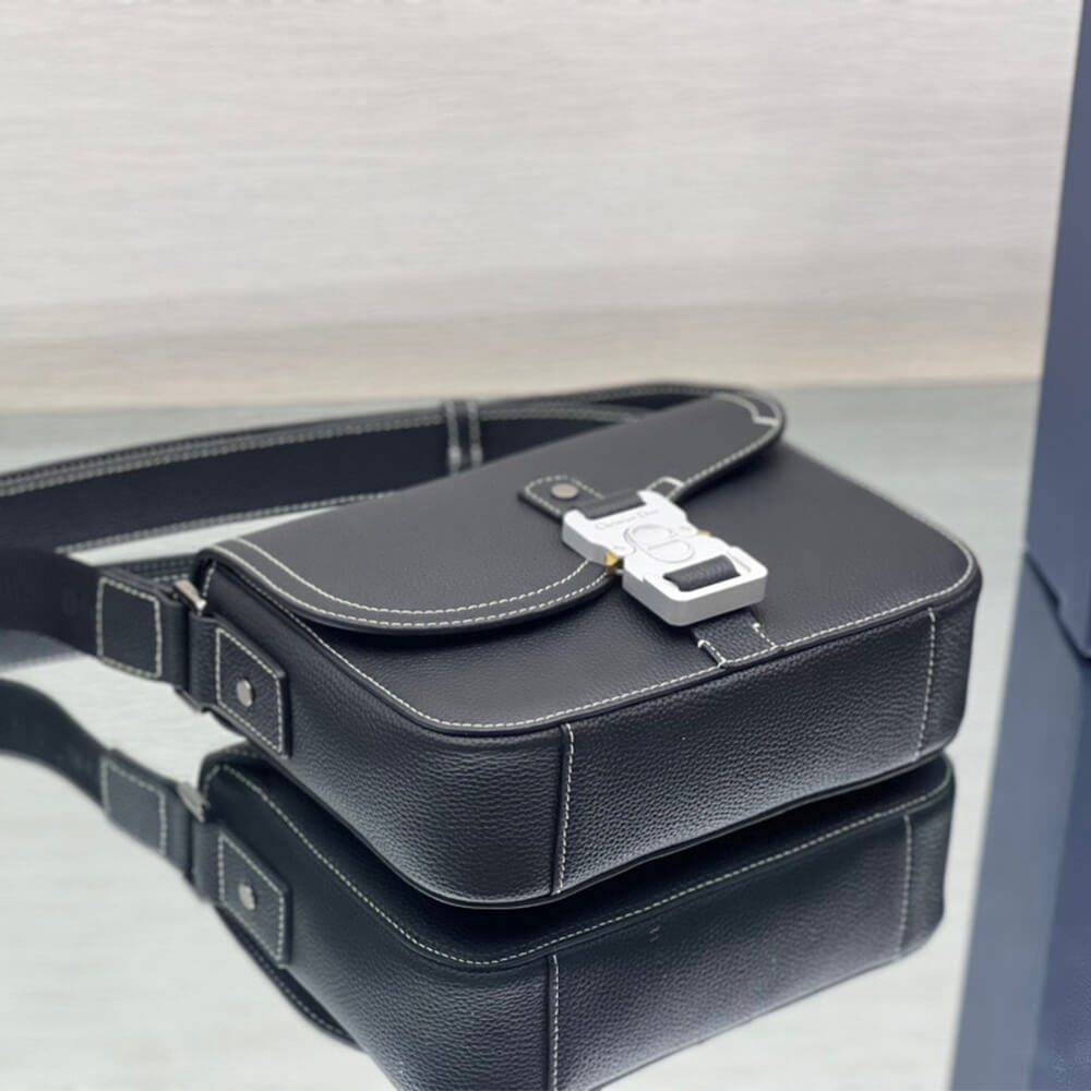 Dior Mini Saddle Bag With Strap - Image 6