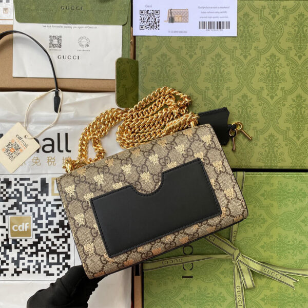 Gucci Padlock Bees Shoulder Bag - Image 3