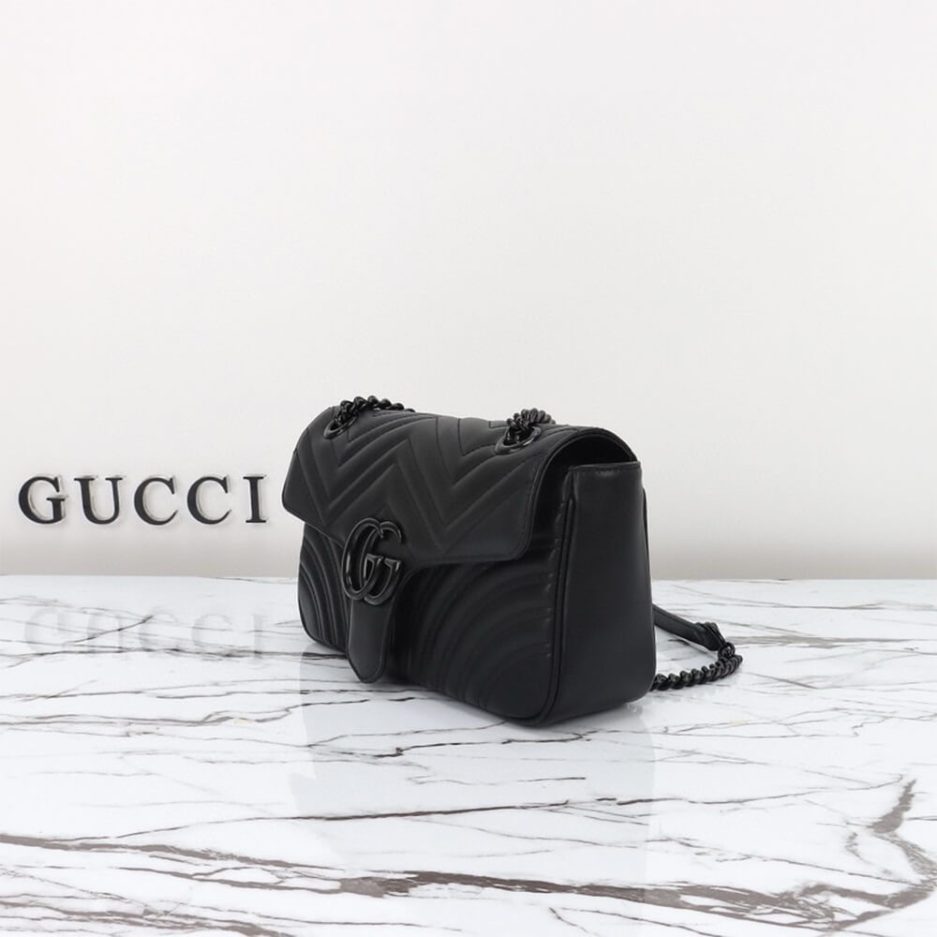 Gucci Marmont Small Matelasse Shoulder Bag - Image 2