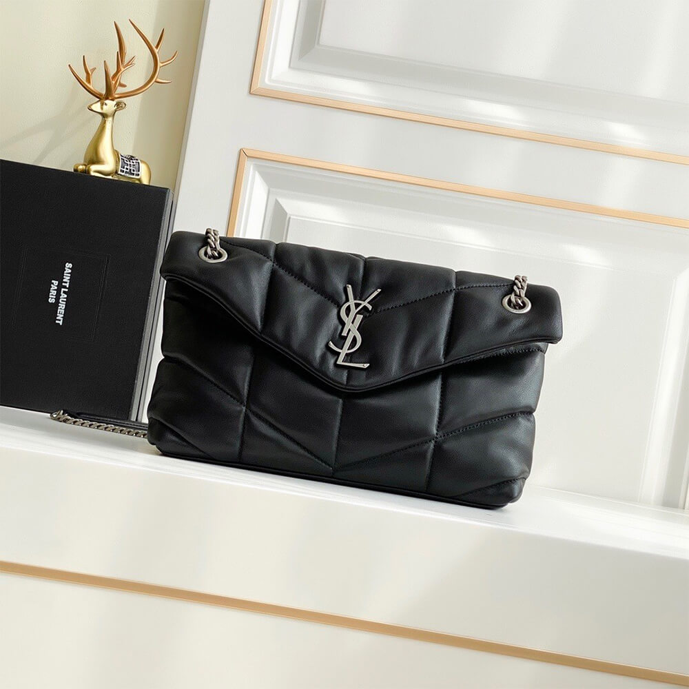 YSL Puffer Small Chain Bag In Quilted Lambskin Bag - Image 2