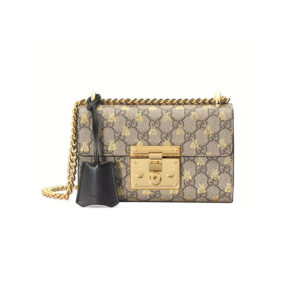 Gucci Padlock Bees Shoulder Bag