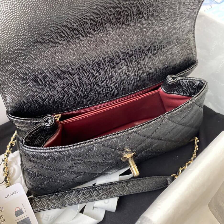 CHANEL Coco Handle Bag Small - Image 7