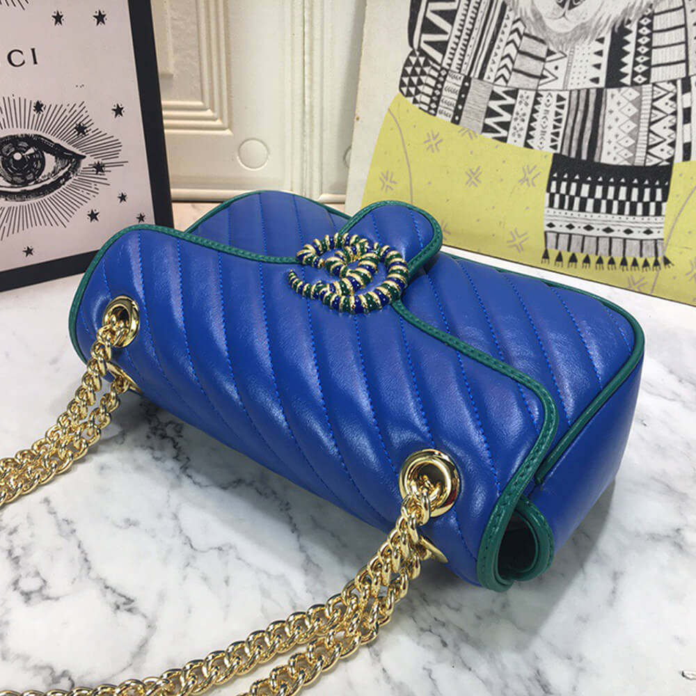 Gucci Marmont Matelasse Shoulder Bag - Image 5