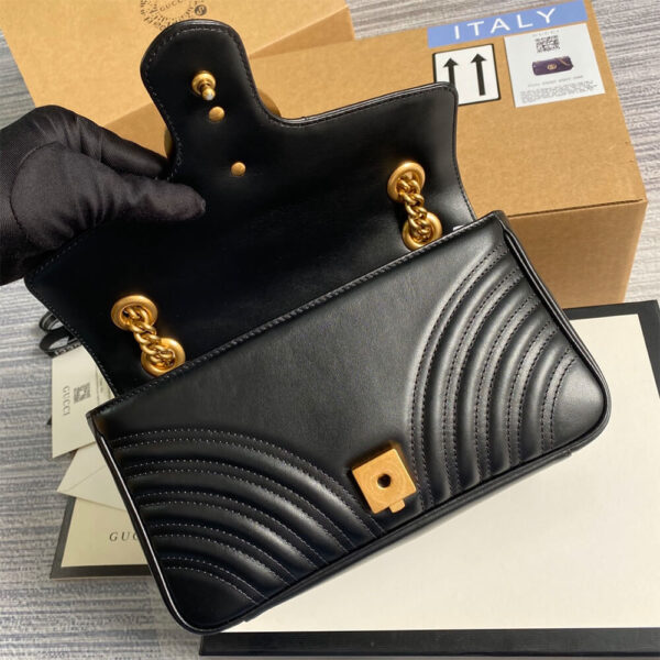 Gucci Marmont Small Matelasse Shoulder Bag - Image 4