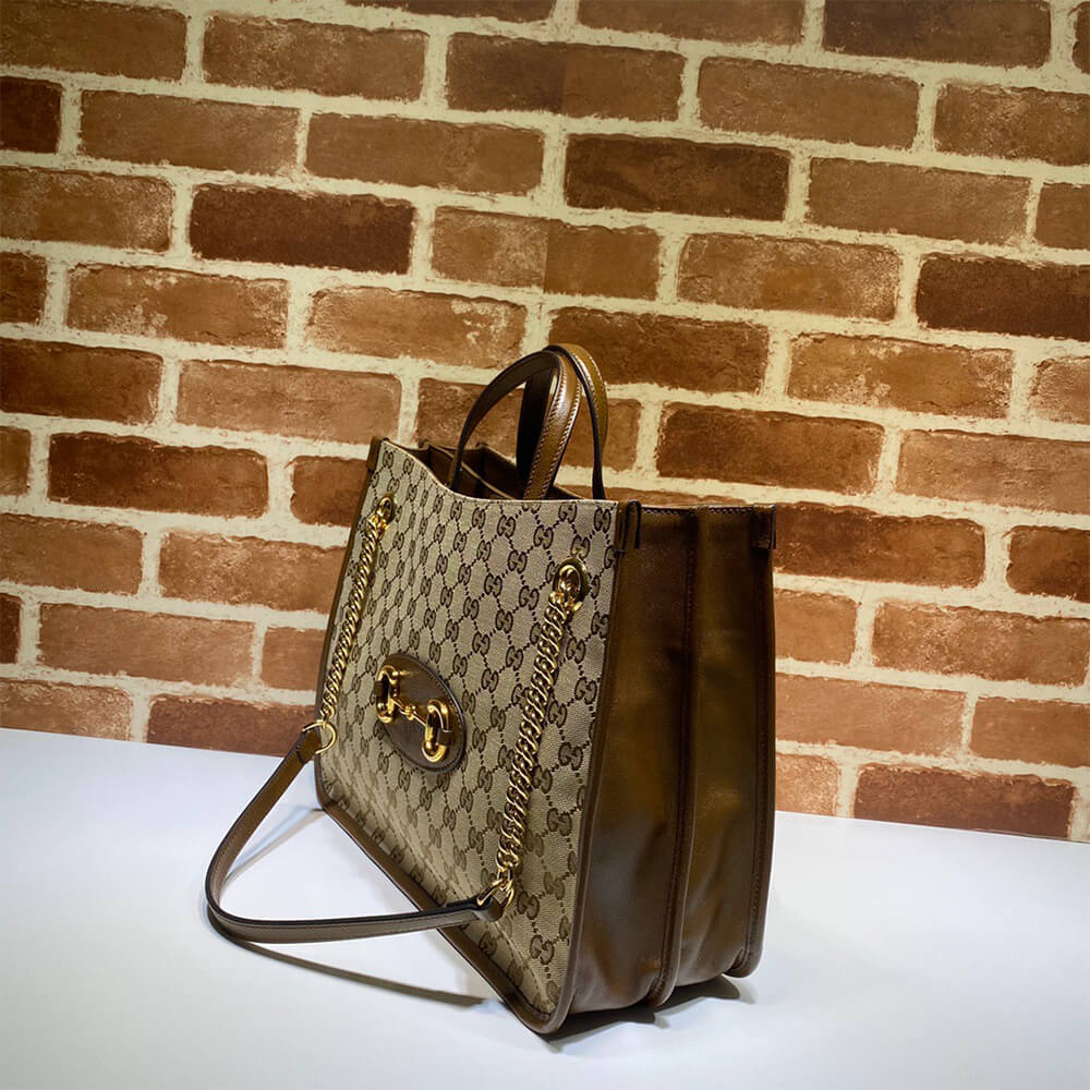 Gucci Horsebit 1955 Medium Tote Bag - Image 4