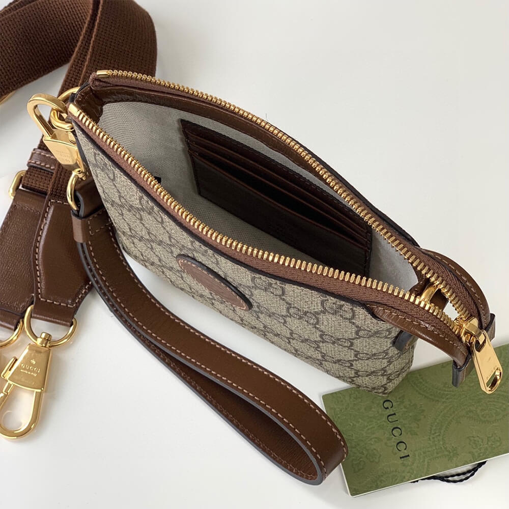 Gucci Meddenger Bag With Interlocking - Image 4