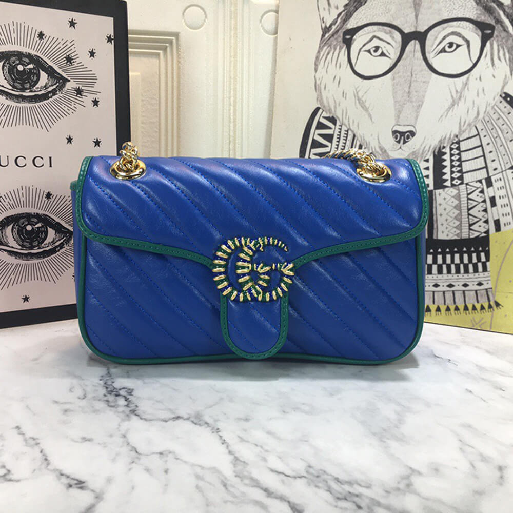 Gucci Marmont Matelasse Shoulder Bag - Image 2