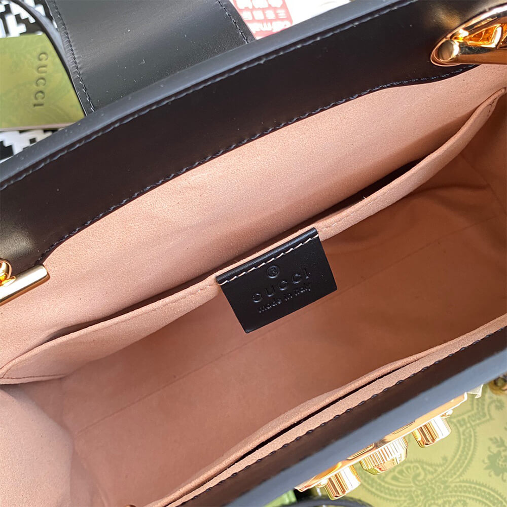 Gucci Padlock Bees Shoulder Bag - Image 6