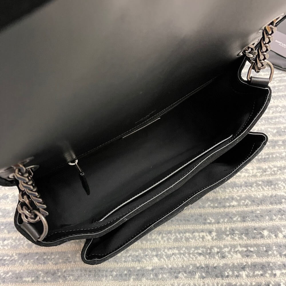 YSL Niki Medium In Suede Bag - Image 7