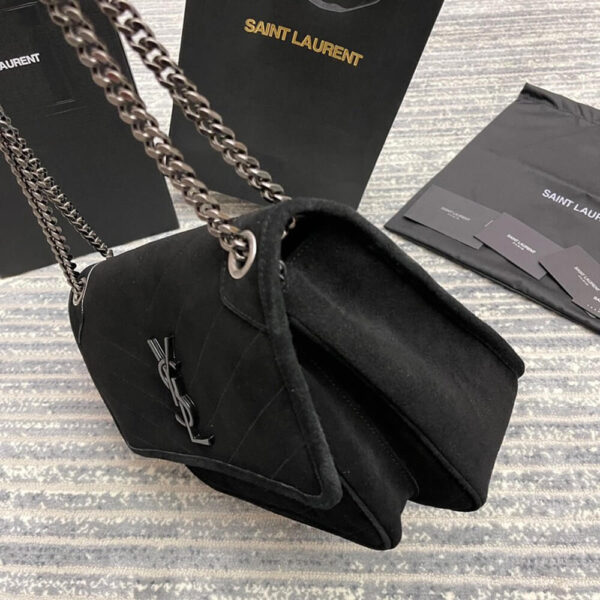 YSL Niki Medium In Suede Bag - Image 3