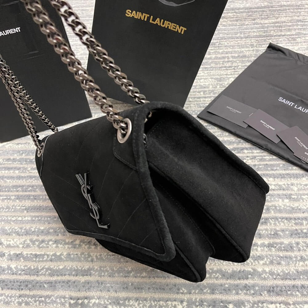 YSL Niki Medium In Suede Bag - Image 3
